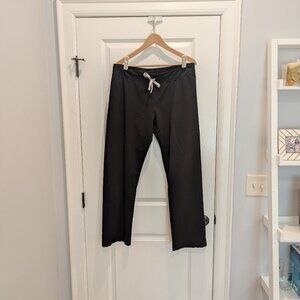 Figs Black Livingston- Basic Scrub Pants Size L EUC